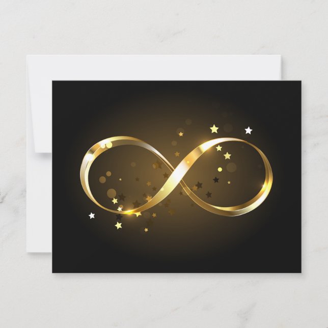 Golden Infinity Symbol Announcement (Front)