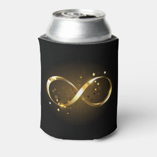 Golden Infinity Symbol Can Cooler