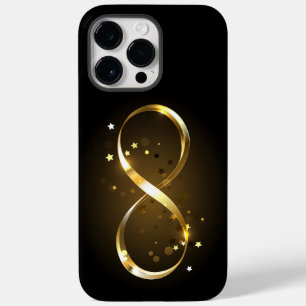 Golden Infinity Symbol Case-Mate iPhone 14 Pro Max Case