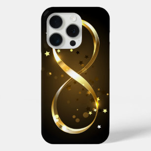 Golden Infinity Symbol iPhone 15 Pro Case