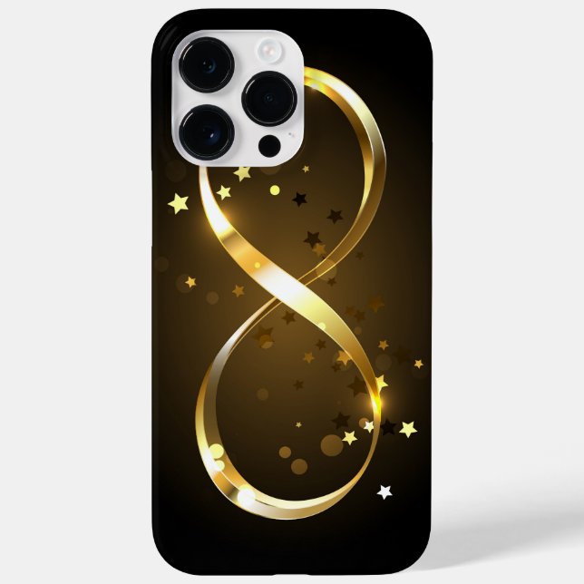 Golden Infinity Symbol Case-Mate iPhone Case (Back)