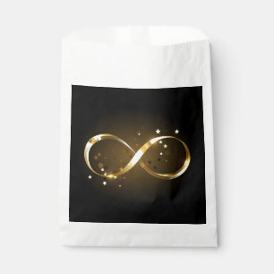 Golden Infinity Symbol Favour Bags