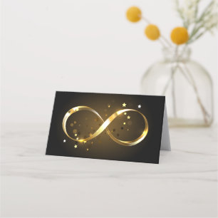 Golden Infinity Symbol Loyalty Card