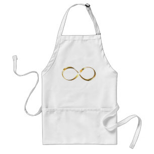 Golden Infinity Symbol Standard Apron