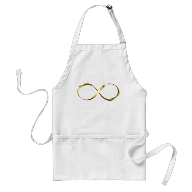 Golden Infinity Symbol Standard Apron (Front)