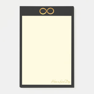 Golden Infinity Symbol Things To Do Post-it Notes
