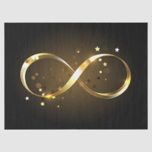 Golden Infinity Symbol Tissue Paper