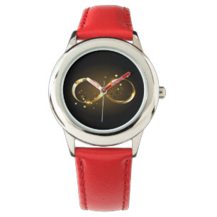Golden Infinity Symbol Watch