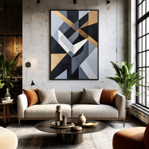 Golden Intersections Canvas Print