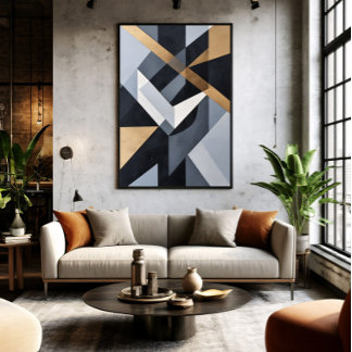 Golden Intersections Canvas Print