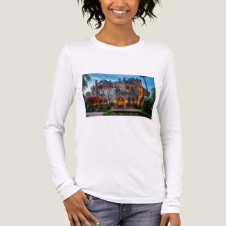 Golden Islamic Palace in the Mountains | AI-Genera Tri-Blend Shirt