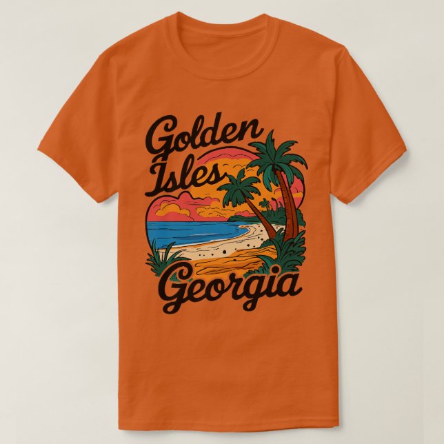 Golden Isles Beach Georgia TShirt 1 (Design Front)