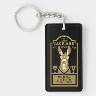Golden Jackass Award Key Ring