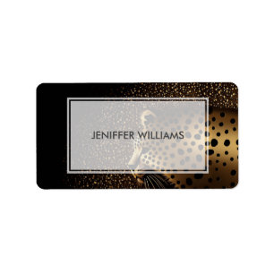 Golden Jaguar Pattern           Label