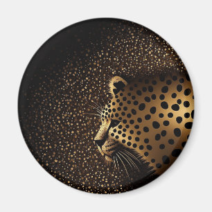 Golden Jaguar Pattern           Magnet