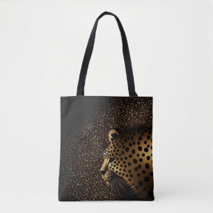 Golden Jaguar Pattern            Tote Bag
