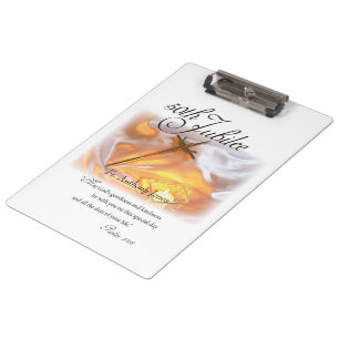 Golden Jubilee Religious Life, Cross Candle Clipboard