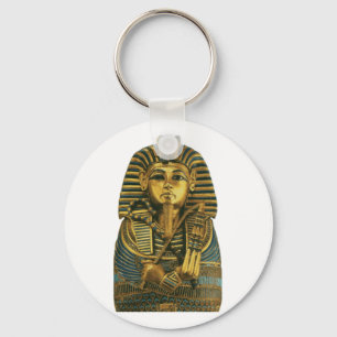 Golden King Tut Key Ring