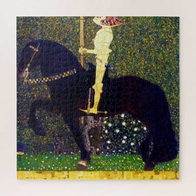 Golden Knight, Gustav Klimt Jigsaw Puzzle (Vertical)