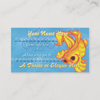 Golden Koi Business Cards