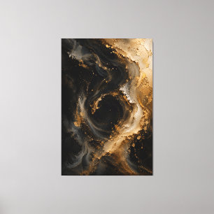 Golden Koi Essence Limited Edition Canvas Print
