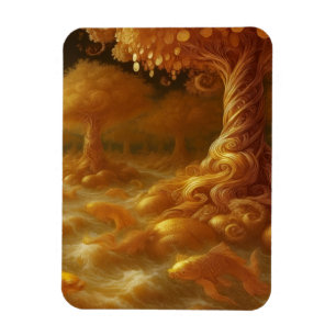 Golden Koi Magnet