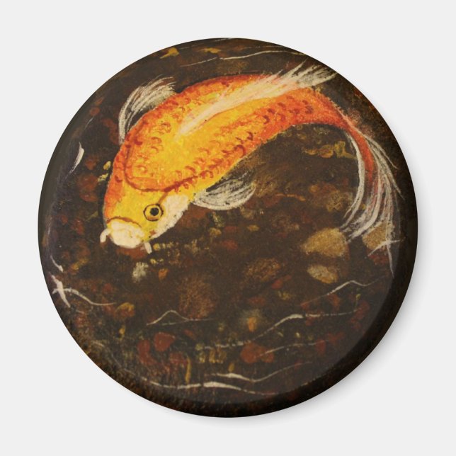 Golden Koi Magnet (Front)