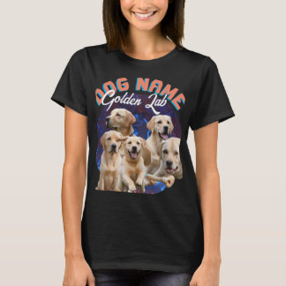 Golden Lab Dog Portraits T-Shirt
