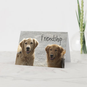 Golden Lab Friends Card