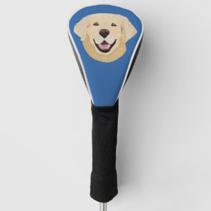 Golden Lab Golf Head Cover