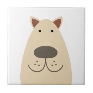 Golden Labrador Dog Tile