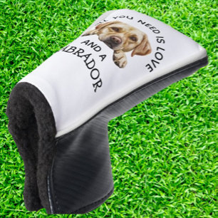 Golden Labrador  Golf Head Cover