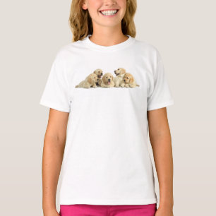 Golden Labrador Puppy Pile T-Shirt