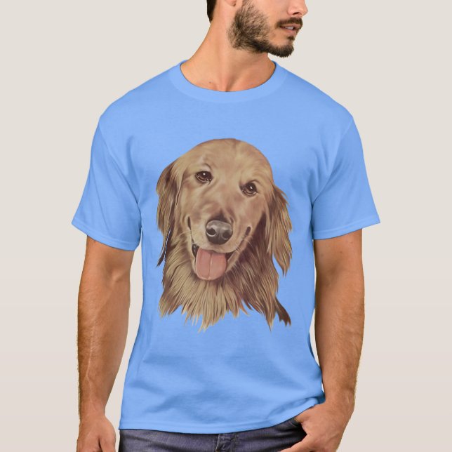 Golden Labrador Retriever T-Shirt (Front)