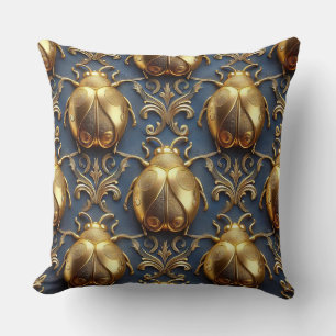 Golden Ladybugs Cushion
