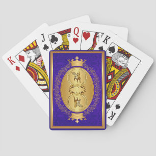 Golden Lamassu 2 Classic Playing Cards