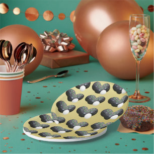 Golden Lawn Bowls, Paper Party Plates