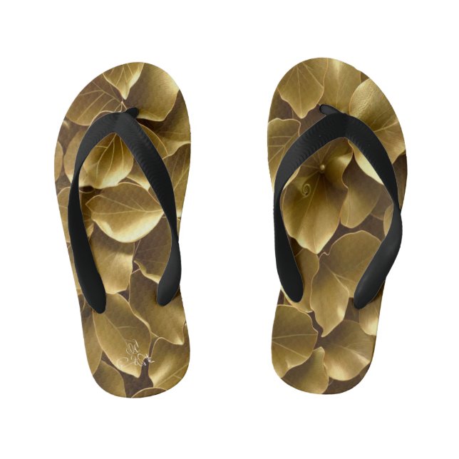 Golden Leaf  Kid's Jandals (Footbed)