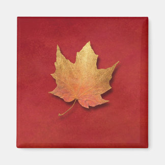 Golden Leaf Magnet