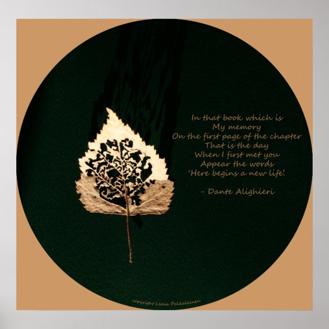 Golden Leaf Poster (Front)