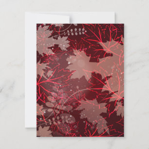 Golden Leaves 1 Card