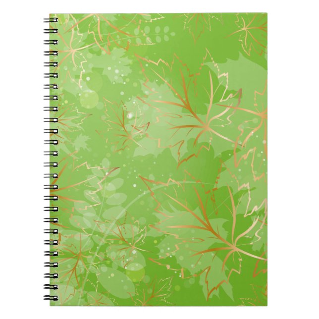 Golden Leaves 7 Notebook (Front)