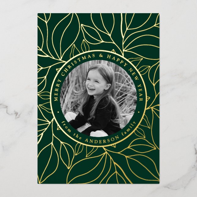 Golden Leaves Photo (Front)