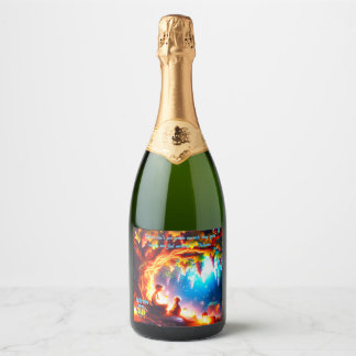 Golden Legacy – Father & Child Vineyard Sparkling  Wine Label