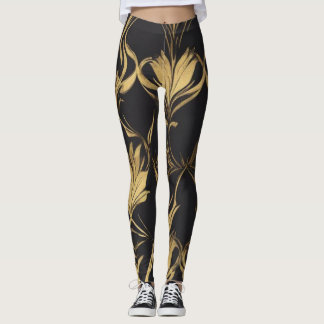 Golden leggings