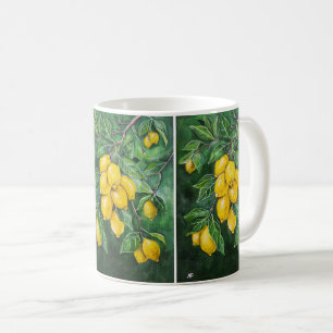 Golden Lemons on a Winter's Day by Alfred Fox Coffee Mug