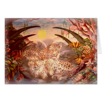 golden  leopard morning