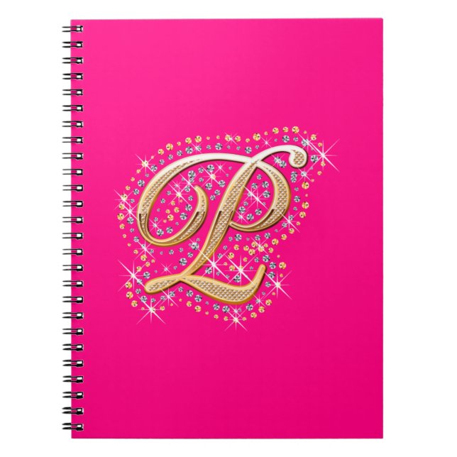 Golden Letter P - Notebook (Front)
