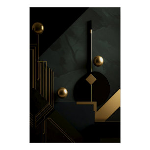 Golden-Light Minimalist Haven Poster