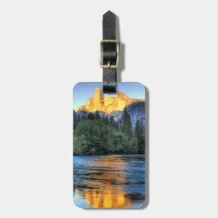 Golden Light on Half Dome Luggage Tag